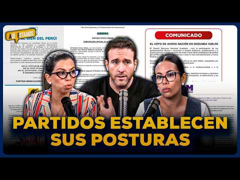 ¿Qué decisión tomarán los partidos de cara a la segunda vuelta? #AsíEstamos