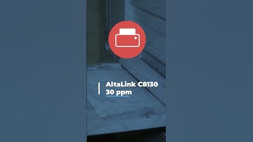 Quick printer overviews: Xerox® AltaLink C8130 #xprinter #printcenter