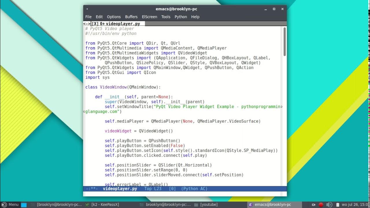 Python IDE - Emacs - YouTube
