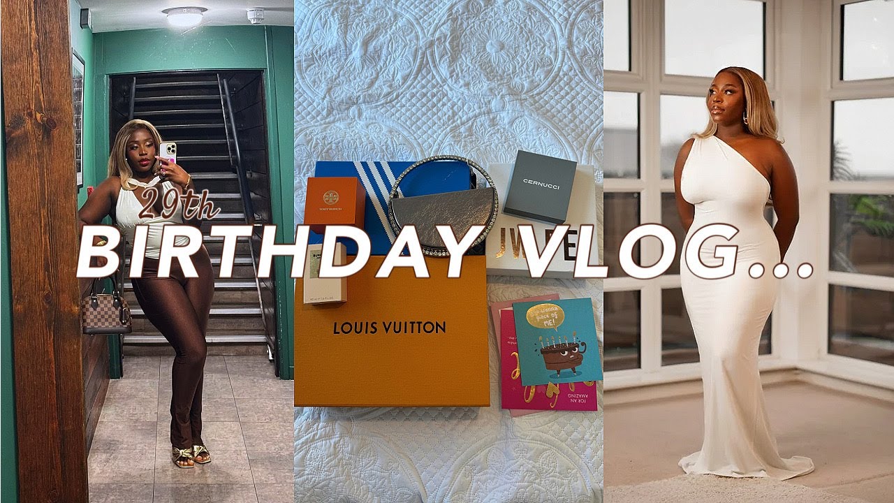 Birthday Vlog | Turning 29 + Birthday Dinner + Gifts Unboxing