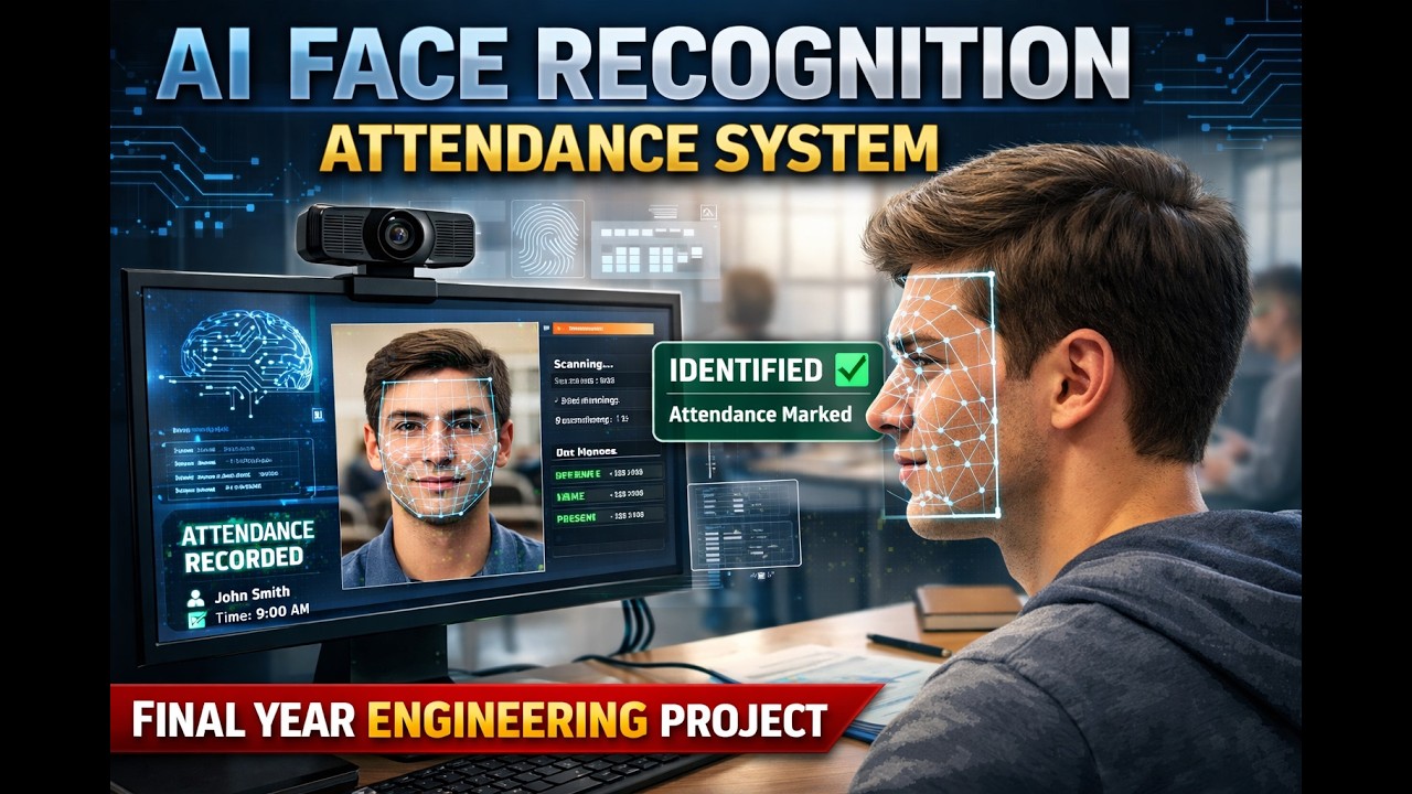 🚀 AI Face Recognition Attendance System | Python OpenCV Final Year ...