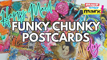 Funky Chunky Postcards DIY