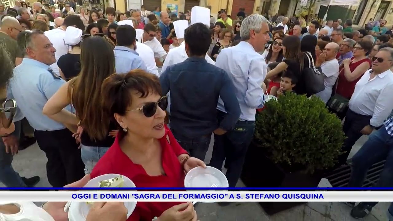 OGGI E DOMANI SAGRA DEL FORMAGGIO A S  STEFANO QUISQUINA