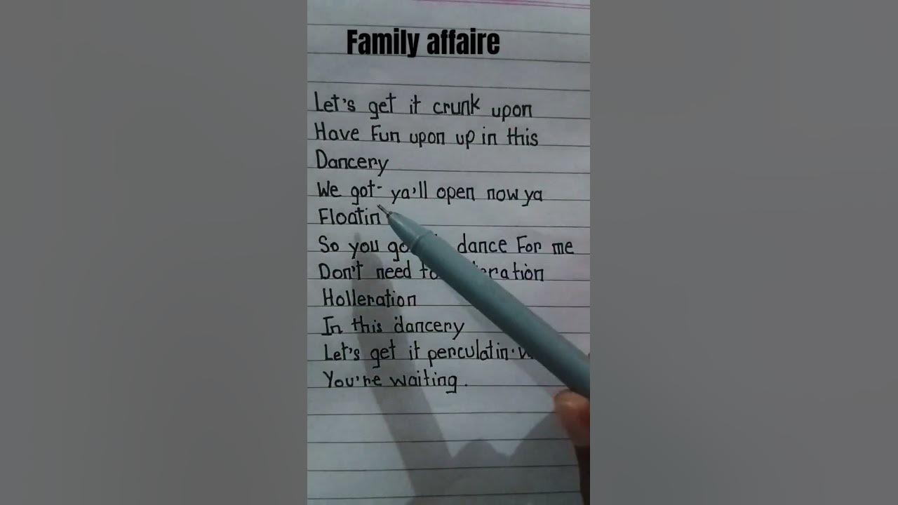 Mary J.blige 🖤-Family affaire (Lyrics) #music #ytshorts #song