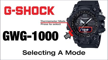 GWG-1000 Mode Selection (Altimeter,Barometer,Thermometer,Data_Recall,Stopwatch,Countdown,Receive)