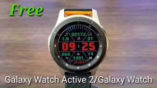 Free Galaxy Watch Face/Galaxy Watch Fitness Digital Watch Face screenshot 5