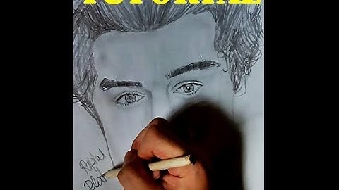 ONE DIRECTION - HARRY STYLES DRAWING TUTORIAL