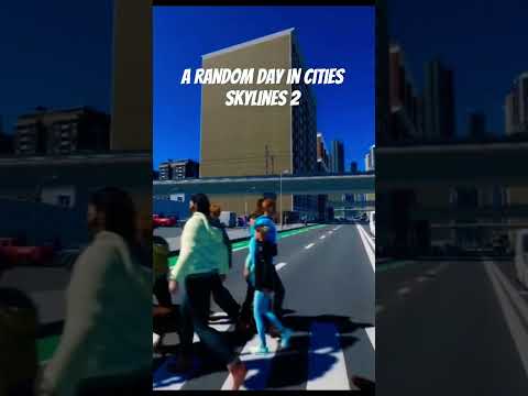 A random day ride in cities skylines  2 #citiesskylines2