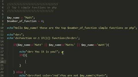 3 Simple functions on php, IF, While, Foreach, and Arrays