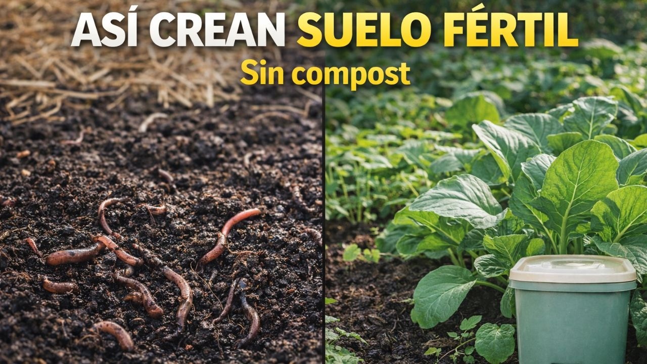 Así crean suelo fértil en Japón… sin compost