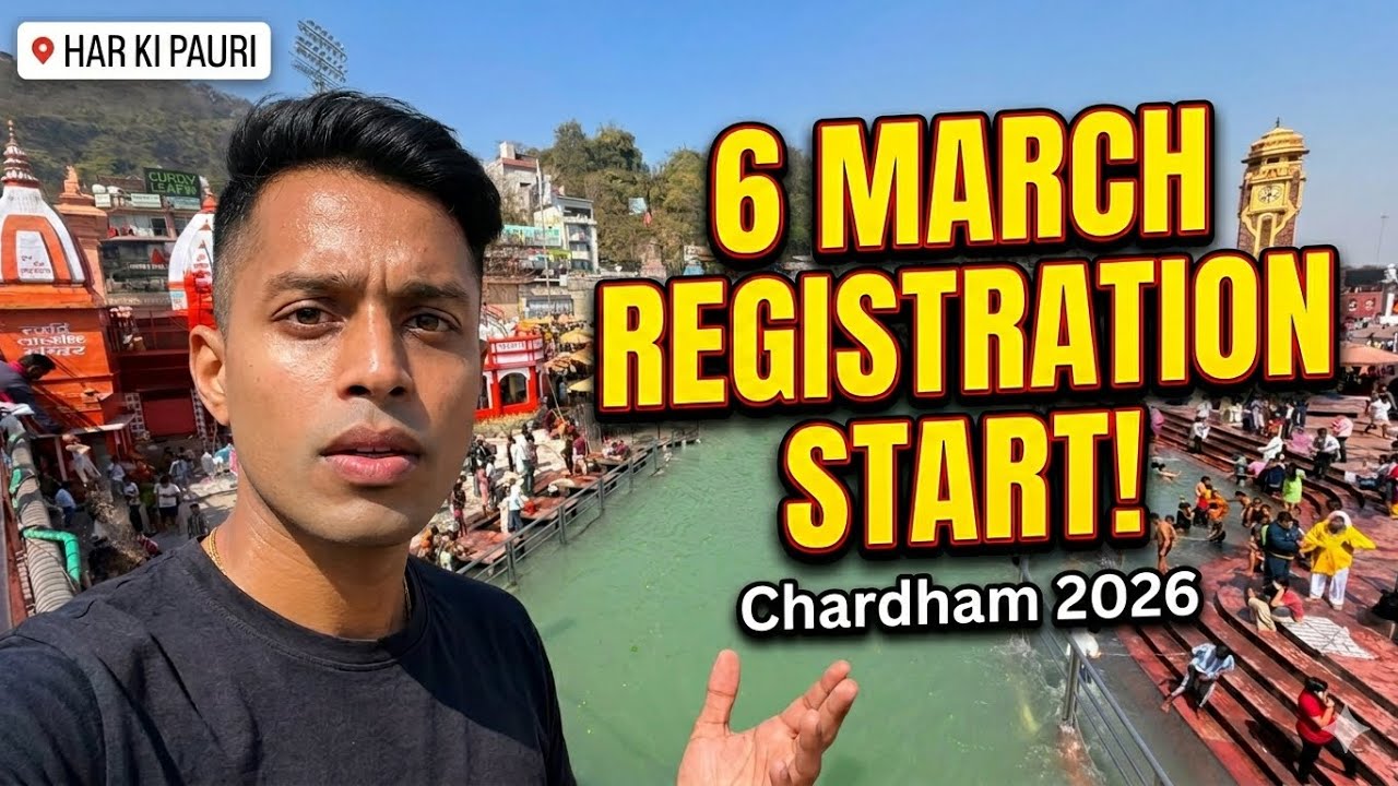 6 March Se Chardham Yatra 2026 Registration Start! | Haridwar Update