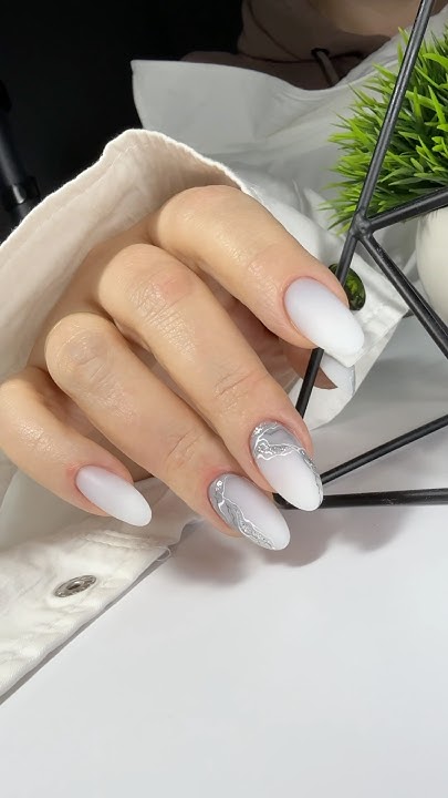 Наращивание ногтей с минимальным опилом #beauty #nails #дизайнногтей # ...