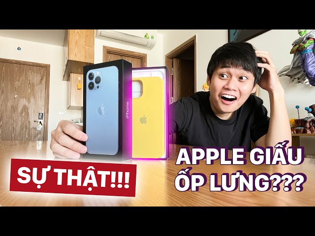 SỰ THẬT APPLE “BÍ MẬT” TẶNG ỐP LƯNG TRONG HỘP iPHONE 13 PRO MAX!!! #Shorts