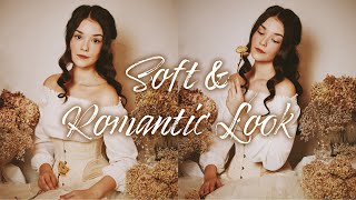 Soft Romantic Hair & Makeup Inspired by Old Paintings | Tutorial