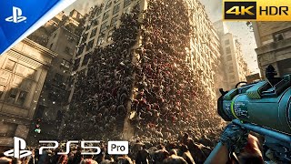 ZOMBIE SWARM ESCAPE (PS5 PRO) Realistic ULTRA Graphics (4K 60FPS HDR) World War Z screenshot 5