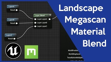 New Megascans Landscape Blend Material in Unreal Engine 4