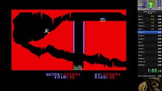 Infernal Runner (Amstrad) in 5m29s44 (WR)