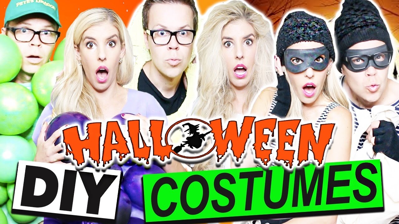 DIY HALLOWEEN COUPLE'S COSTUMES | Cheap and Easy!! - YouTube