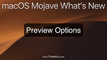 macOS Mojave Tutorial: Preview Pane Options