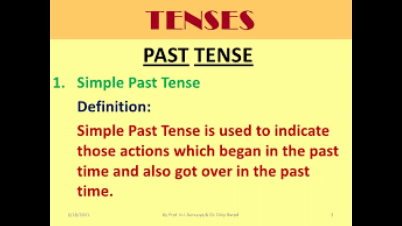 The little fish past tense YouTube