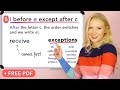 5 spelling rules and exceptions to improve your english