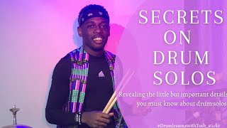 How to do a drum solo? | Secrets on drum solos