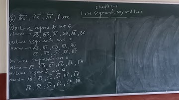 Class VI (Mathematics) Chapter 11 "Line Segment, Ray & Line"(Part 4) (Attachment in description box)