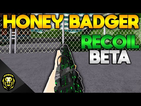 New Honey Badger Recoil Beta Roblox Youtube - recoil beta roblox wiki
