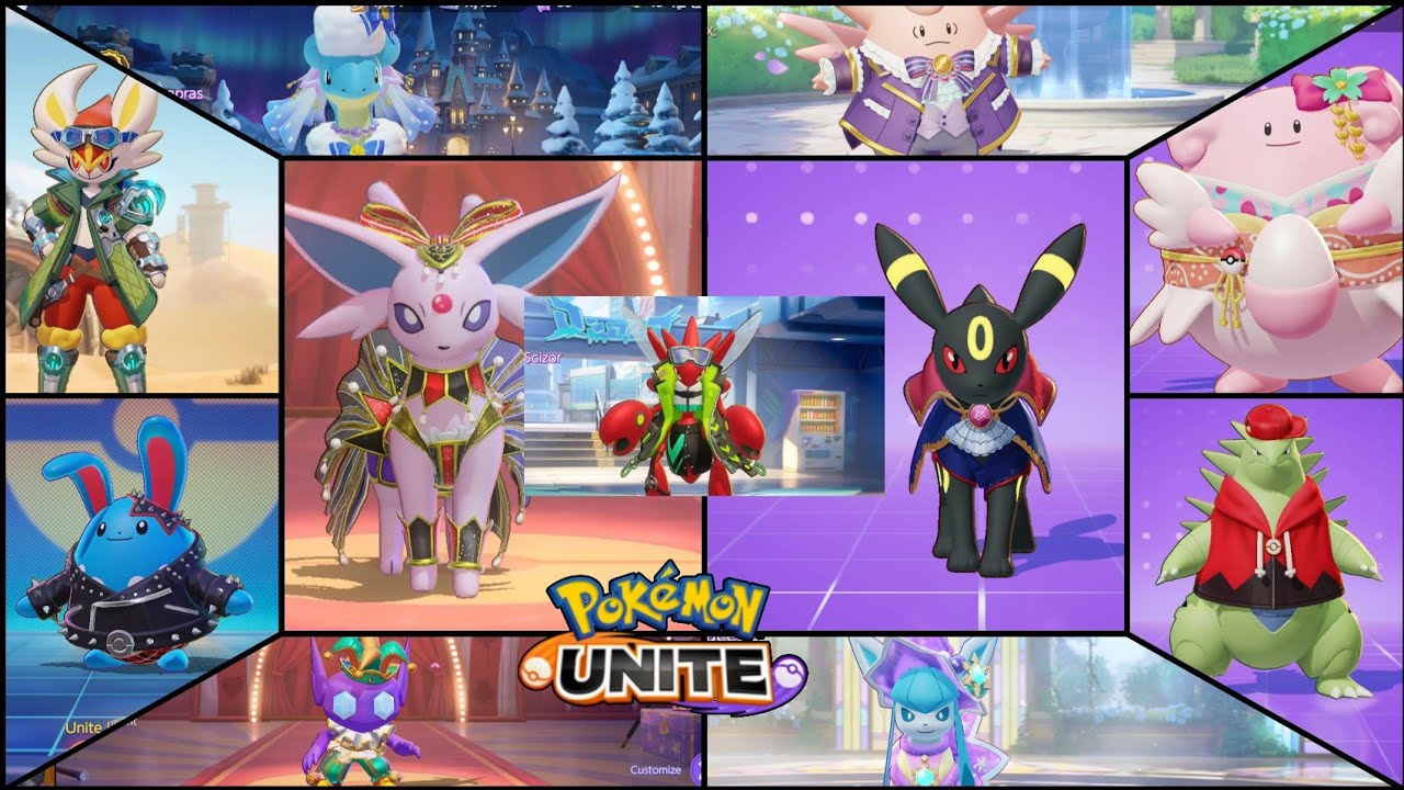 All Pokemon and Skins in Pokemon Unite 2025 Part 2