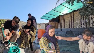 ❤️⛰️🚗A Happy Day in the Mountains | Fatemeh’s Father Visits and Ali Returns from the City ❤️⛰️