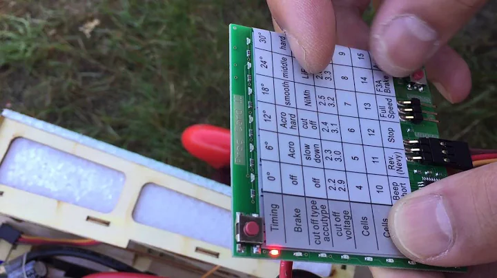 Yep Esc setting timing auto