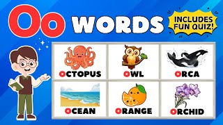 Letter O Words for Kids | Learn Fun Words That Start with O!