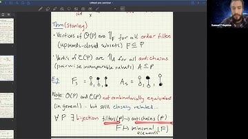 UW Combinatorics Pre-Semianr: Sam Hopkins, November 4, 2020