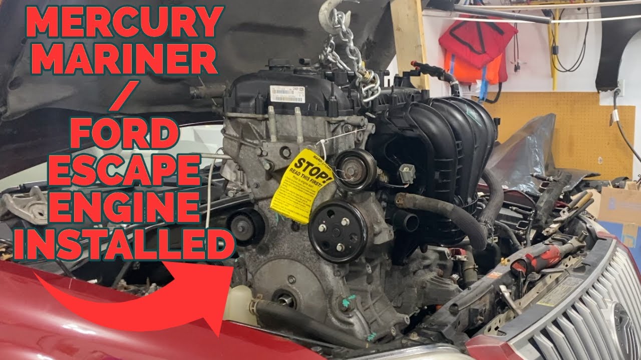 Ford Escape / Mercury Mariner Engine Install How To 2.5 Liter Low Compression Through the