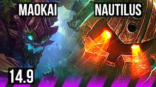 MAOKAI & Aphelios vs NAUTILUS & Draven (SUP) | 600+ games, 1/5/24 | KR Master | 14.9