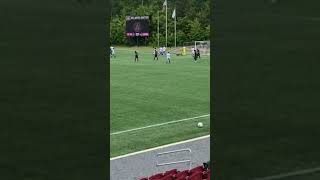 Defensive slide tackle vs Atlanta United Academy