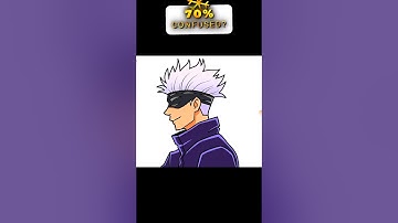 How to Draw Gojo Satoru #gojo #gojosatoru #jujutsukaisen #shortsfeed #shorts