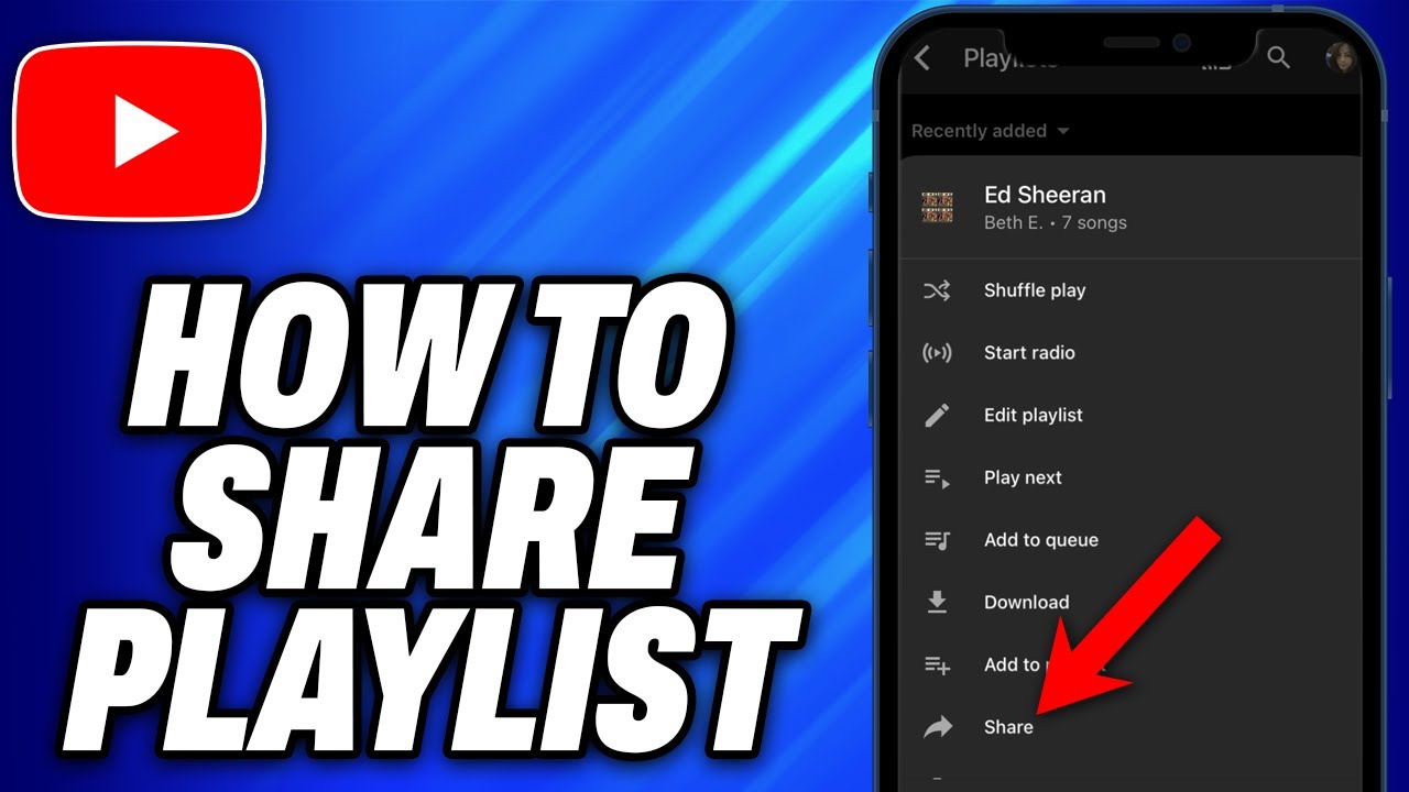 How To Share Playlist On YouTube -Easy Fix - YouTube