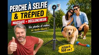 On teste la perche selfie ET trépied XXL Macsafe ! [PEARLTV.FR]