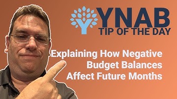 YNAB Tip Of The Day  Negative Budget Categories and How They Impact Future Months