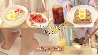 ENG) DIET VLOG [🍅일주일간 다이어트식단기록] 47kg를 향하여 | 보통에서 마름으로 | 맛있는 다이어트 브이로그