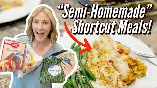 SHORTCUTS to make EASY, QUICK MEALS // WHAT I BUY TO MAKE DINNER FAST!