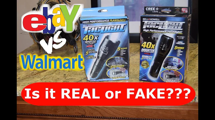 Fake or Real? Walmart vs. eBay (China direct): Bel...