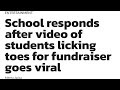 This fundraiser at this school is beyond disturbing  infuriating