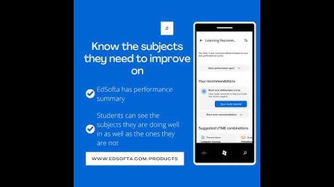 Prepare in advance for JAMB UTME and WAEC SSCE using EdSofta