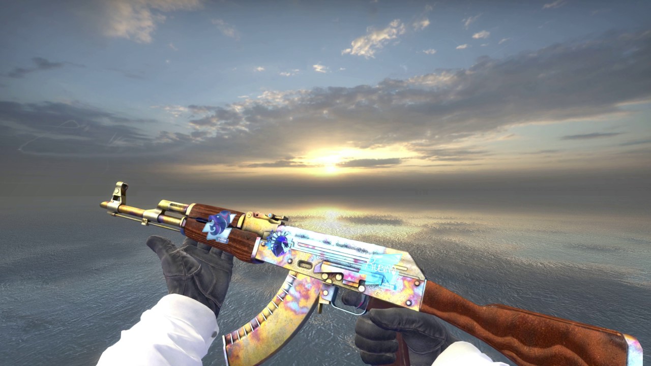 Csgo, ak-47, case, case hardened, counterstrike, bluegem, 80% .