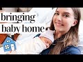 BRINGING BABY HOME FROM THE HOSPITAL | DAY IN THE LIFE WITH A NEWBORN BABY