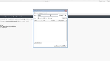 Manage Cognos Security User Access
