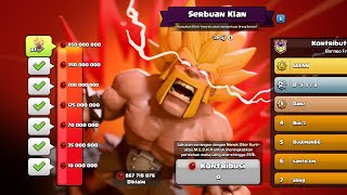 push ranked coc dan liga war season spesial