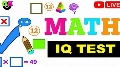 🔴 LIVE: Can You Solve This Viral IQ Test🤔 #math #mathiqtest #shortsfeed